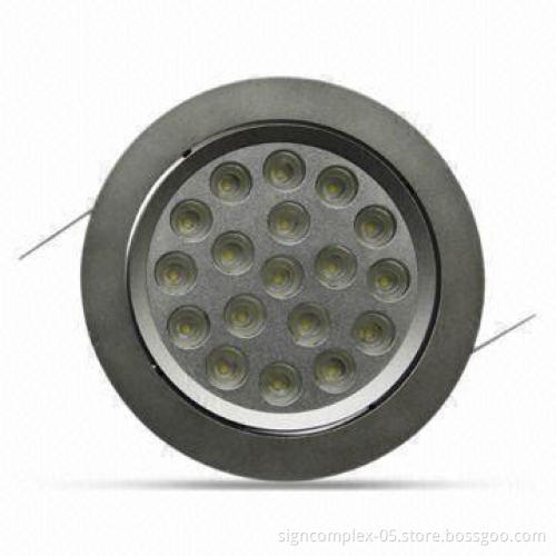 LED Down-light, 45/60/90° Beam Angle and 12V AC/DC or 100 to 240V AC Working Voltages